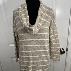 Style&co Striped Cowl Neck Sweater Size Medium CB-70